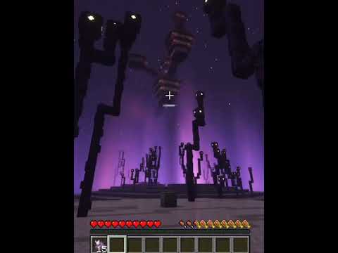 Minecraft but.. I spawn in the end #shorts