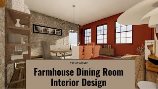 Farmhouse Dining Room Interior Design | ToNearMe