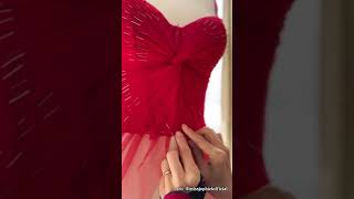 tulle dress with detail #aksesorisgarmen #trijaya #fashion #tulle #dress
