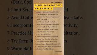 Struggling with sleep? Ditch the pills! Try these natural sleep hacks tonight!#SleepHacks #Insomnia