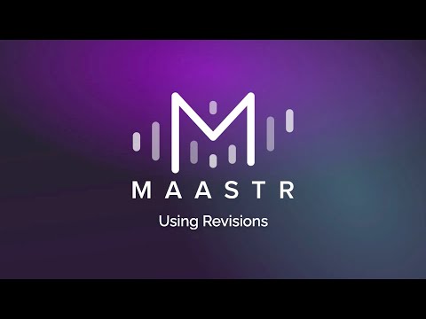 How to: Upload Revisions | Maastr Online Mastering
