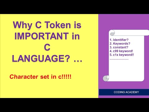 C Token | keywords | identifiers | constant | special symbol