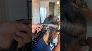 Knotless braids on my friend! #knotlessbraids #braids #protectivestyles