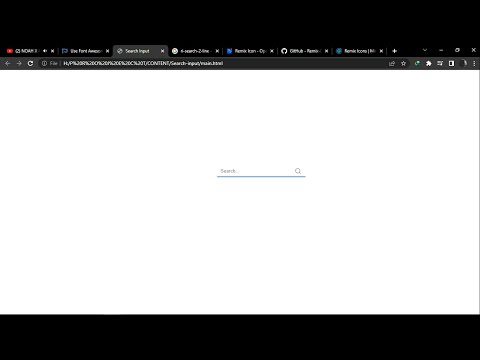 HTML & CSS - Animated Search