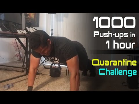 1000 Push-ups in 1 Hour Quarantine Challenge | My Attempt
