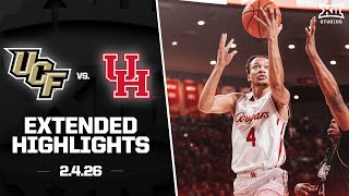 UCF vs. #8 Houston Extended Highlights | 2025-26 Big 12 Men's Basketball