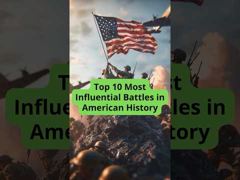 AMERICA'S Most Influential Battles that Changed History