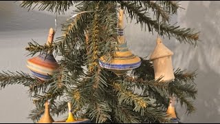 #making Christmas tops