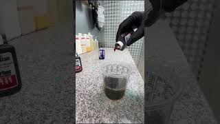 Mixing the tint #pjdguitars #pjd #spray #paint #guitar #madeintheuk #luthier #shorts