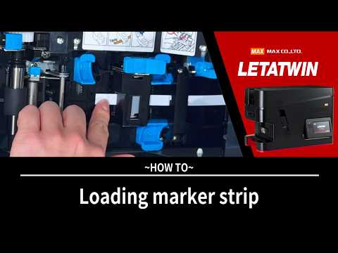 How to load Marker Strips (Terminal Block Labels) | LM-3000Pro Tutorial