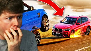Reacting to CRAZY CAR CRASHES in BEAMNG DRIVE!