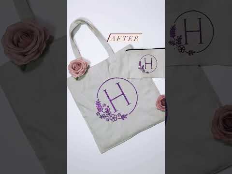 Custom Tote Bag made with Cricut