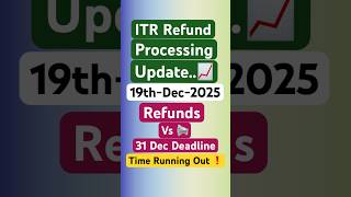 ITR Refund Processing Latest Update | Refund Not processed ? Refund Not  Received? #shorts