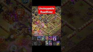 Unstoppable Root Rider In War #clashofclans #coc #th17 #cocwar #rootrider #electroboots #warattacks