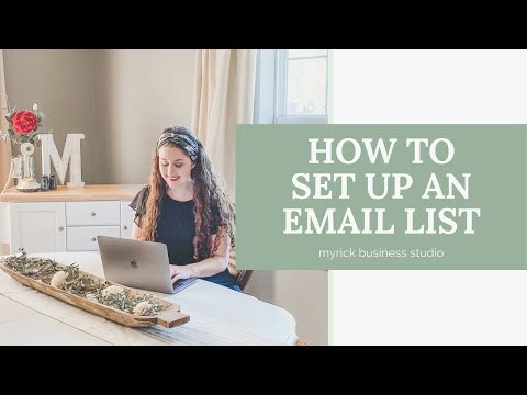 Beginner's Guide to Setting Up an Email List