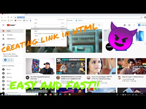 Creating link in HTML - Easy and Fast 😈 with Mr. Prashant Sharma