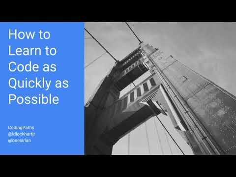 How to Learn to Code as Quickly as Possible