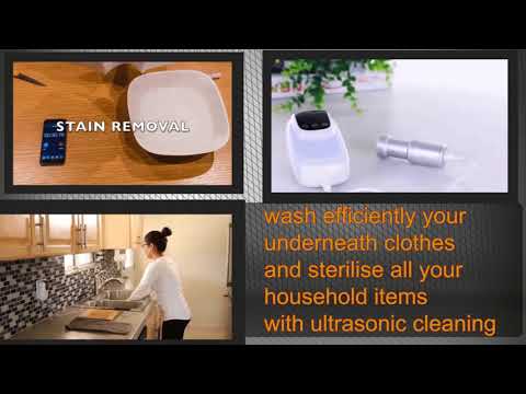 sonic soak: ultrasonic cleaner as an ultrasonic cleaner solution for clothes washing & steilizing...