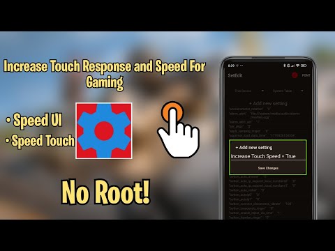 Increase Touch Response and Speed For Gaming With SetEdit codes - No Root!