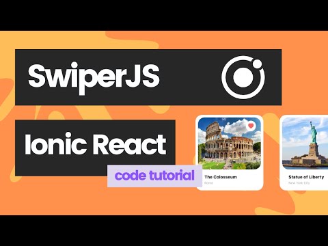 How to use SwiperJS with Ionic (Swiper in Ionic Framework with React)