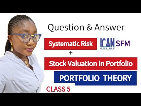 PORTFOLIO THEORY: Questions on STOCK VALUATION (Alpha Value) & Systematic Risk in Portfolio