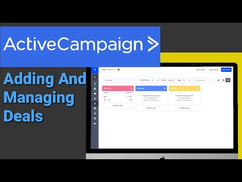 How To Add And Manage Deals On ActiveCampaign (2022 Tutorial) (Timestamps In The Description)