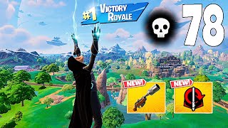 78 Elimination Solo Vs Squads "Zero Build" Gameplay Wins (NEW Fortnite Chapter 6 PC)