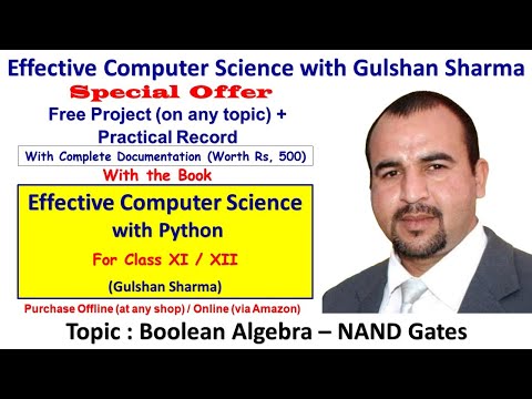 Boolean Algebra   (Universal Gates - NAND Gate)