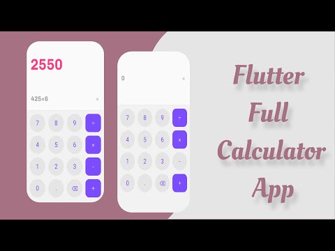 Full Calculator App with Flutter - Flutter App - Speed Code | Hit The Code