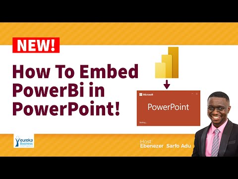 NEW! - How To Embed PowerBI in PowerPoint - Ebenezer Sarfo Adu