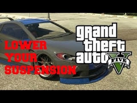 GTA5: How To Lower The Suspension