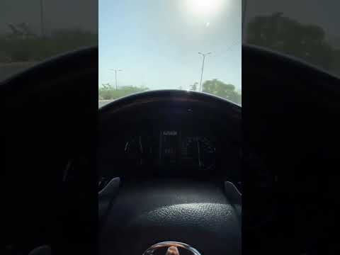 Toyota Fortuner on Full Speed