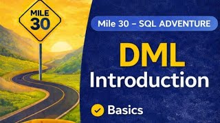 SQL Journey - Mile 30