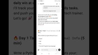 #5 This ChatGPT prompt builds your coding habits FAST ⚙️💻 #codezen #chatgpt #python #codinghabits