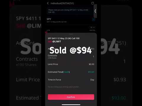 Trading Options on Webull with a small account $71-$94