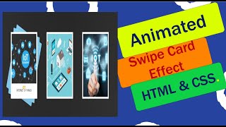 CSS Responsive Card Hover Effects | Swipe Card Effects using CSS and HTML | #CSSCardEffects