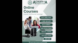 "Live Online Classes for Tech Courses | Acharya Coding School"