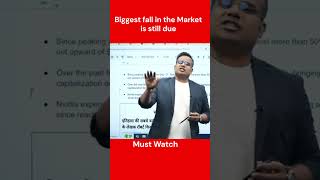 Biggest fall in the market is still due  Share Market Crash 2025 #Shortsfeed #MarketCrash2025