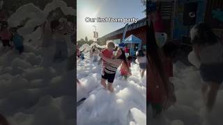 Our 1st foam party 💃🕺🪩 #dayinthelife