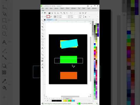 CorelDraw Free Transform Tool Tutorial Hindi Part 3