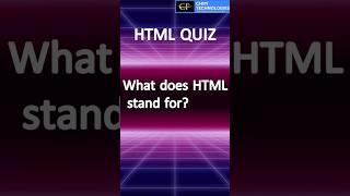 HTML Crash Course | HTML MCQ Questions | HTML Full Form | ChiPi Technologies