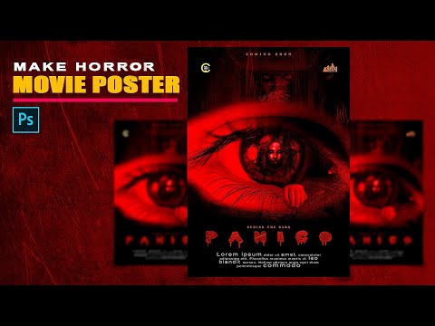 Photoshop Tutorial : Horror Movie Poster : How To Design