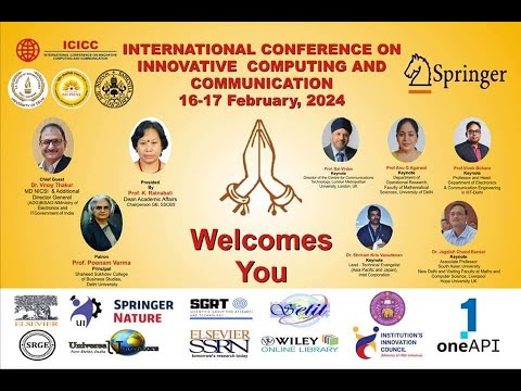 Inaugural Ceremony of ICICC 2024