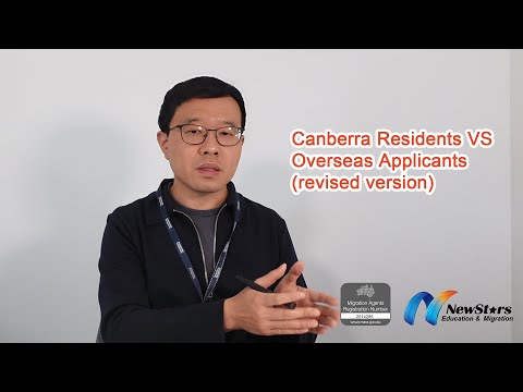 Canberra Residents VS Overseas Applicants (revised version) | Canberra Matrix/Australia Migration