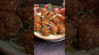 Dry Manchurian ❣️🤤❣️ #shorts #manchurian #manchurianrecipe #manchurianrecipe #starterrecipe #snacks