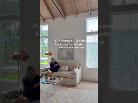 Touring a $7M Nocatee home with a toddler.