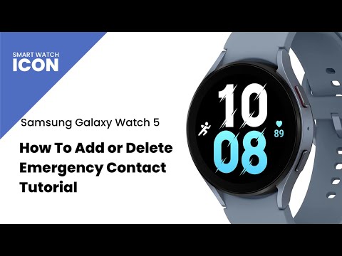 Samsung Galaxy Watch 5: How To Add or Delete Emergency Contact Tutorial