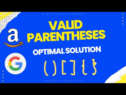 How I Solve Valid Parentheses | LeetCode 20 | Study Guide Tips for Interview