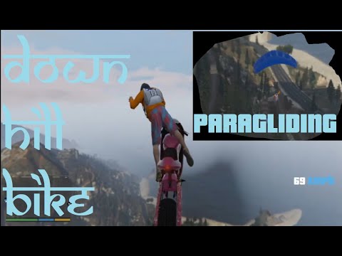 Edited ParaGliding & Bike DownHill Run | Not Highest Graphics Possible | TAZER | ANUJ RAWAT