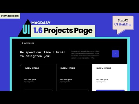 1.6 - Projects Section for MACDASY!!
